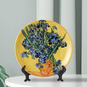 Round Ceramic Display Plate – Home Accent